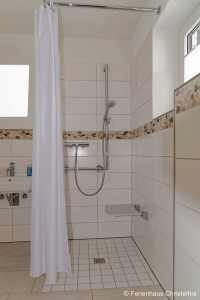 Wheelchair accessible bathroom ground floor